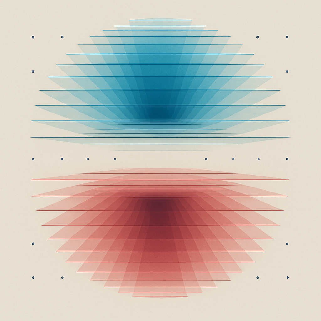 A relationship between gauge theories with finite and continuous gauge groups