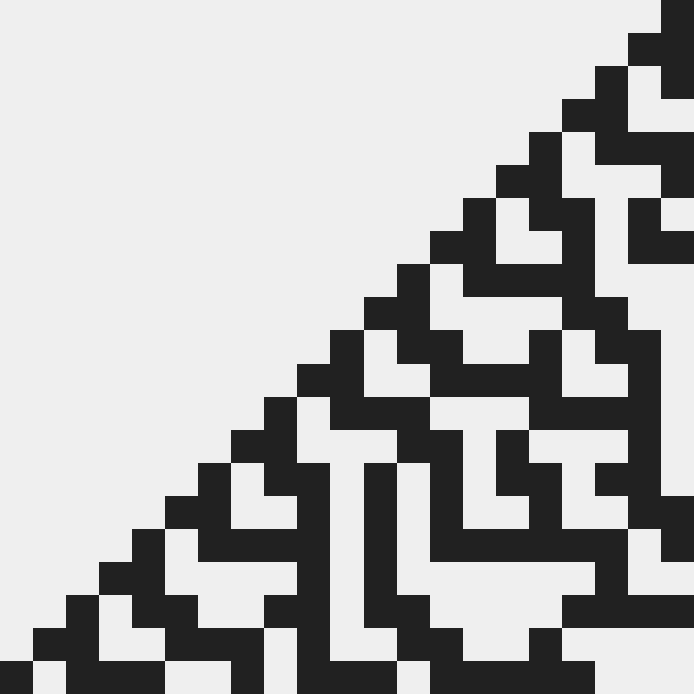 Image for the paper "When are cellular automata random?"