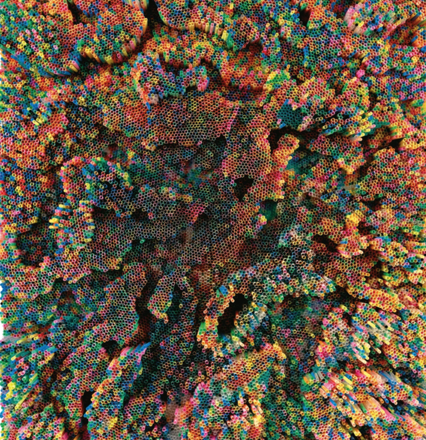 Image for the paper "Ultralight fractal structures from hollow tubes"